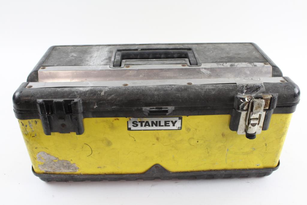 Stanley Tool Box, SharkBite Crimping Tool, Husky Pipe Wrench And More Property Room