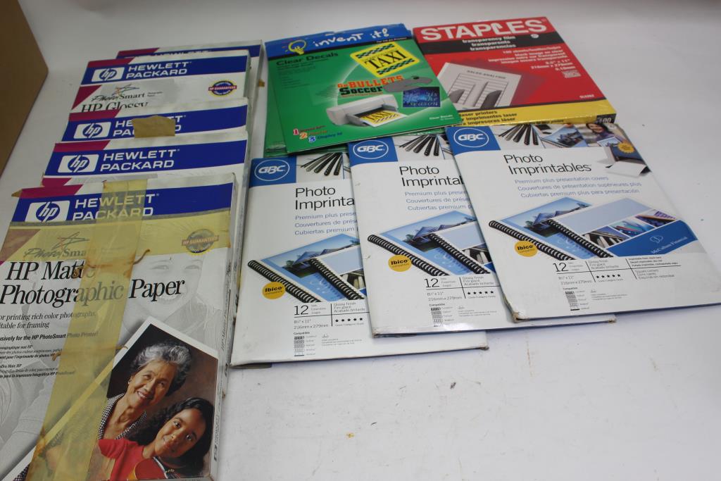 does staples print on transparency paper