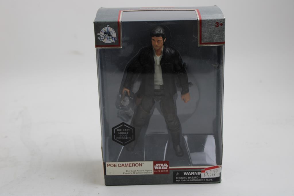 Star Wars Elite Series Figures - Poe Dameron, Finn, Supreme Leader Snoke, 3 Pieces
