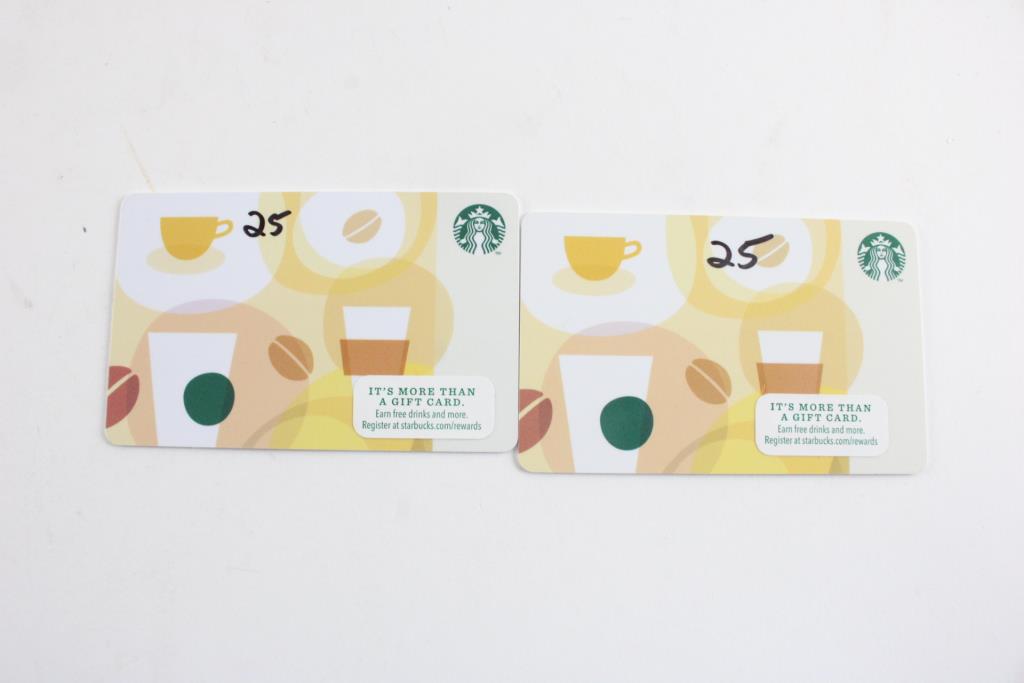 Starbucks Gift Card Property Room