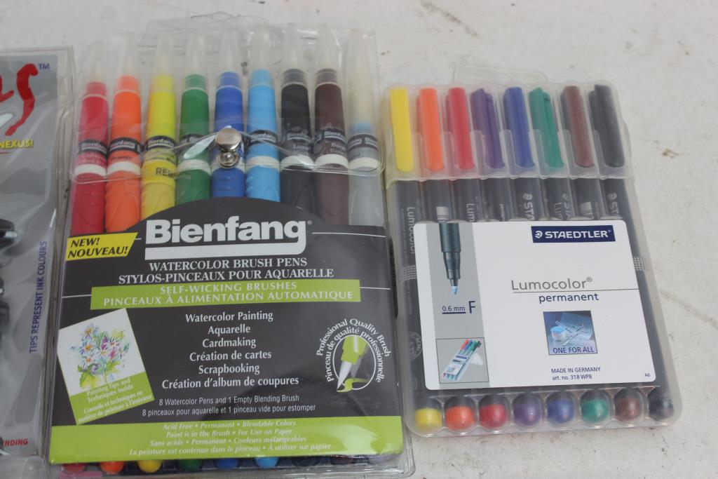 bienfang watercolor brush pens