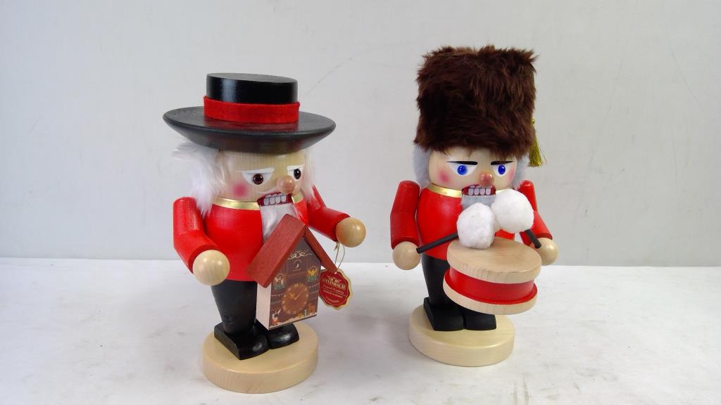 Steinbach Handmade In Germany Nutcrackers, 2 Pieces