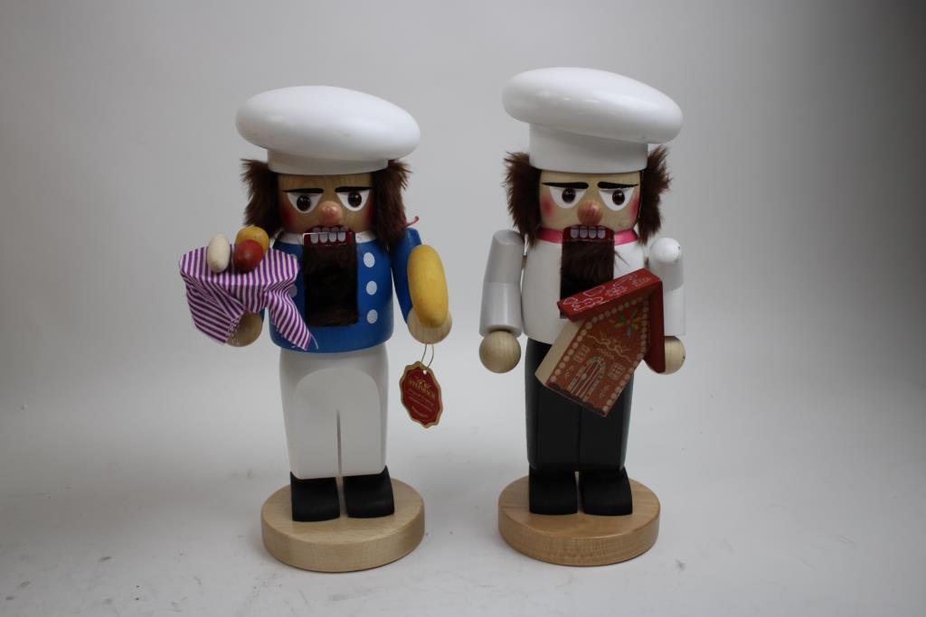 Steinbach Wooden Nutcrackers, 2 Pieces
