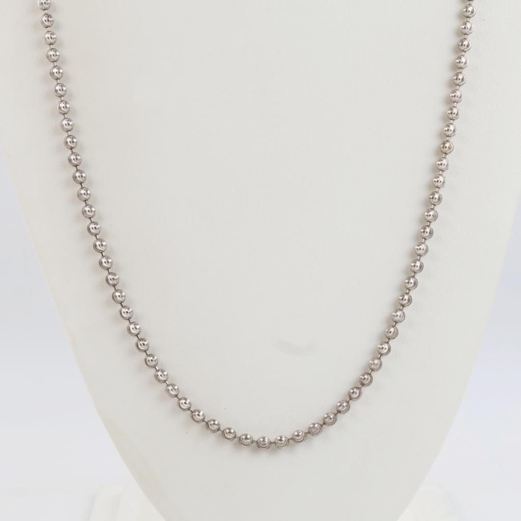 Sterling Silver Ball Chain Necklace