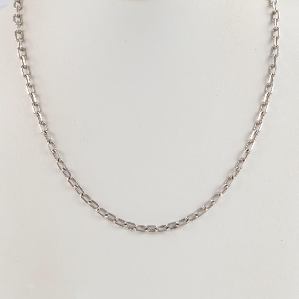 Sterling Silver Cable Chain Necklace