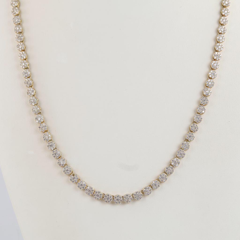 Sterling Silver Clear Stone Necklace