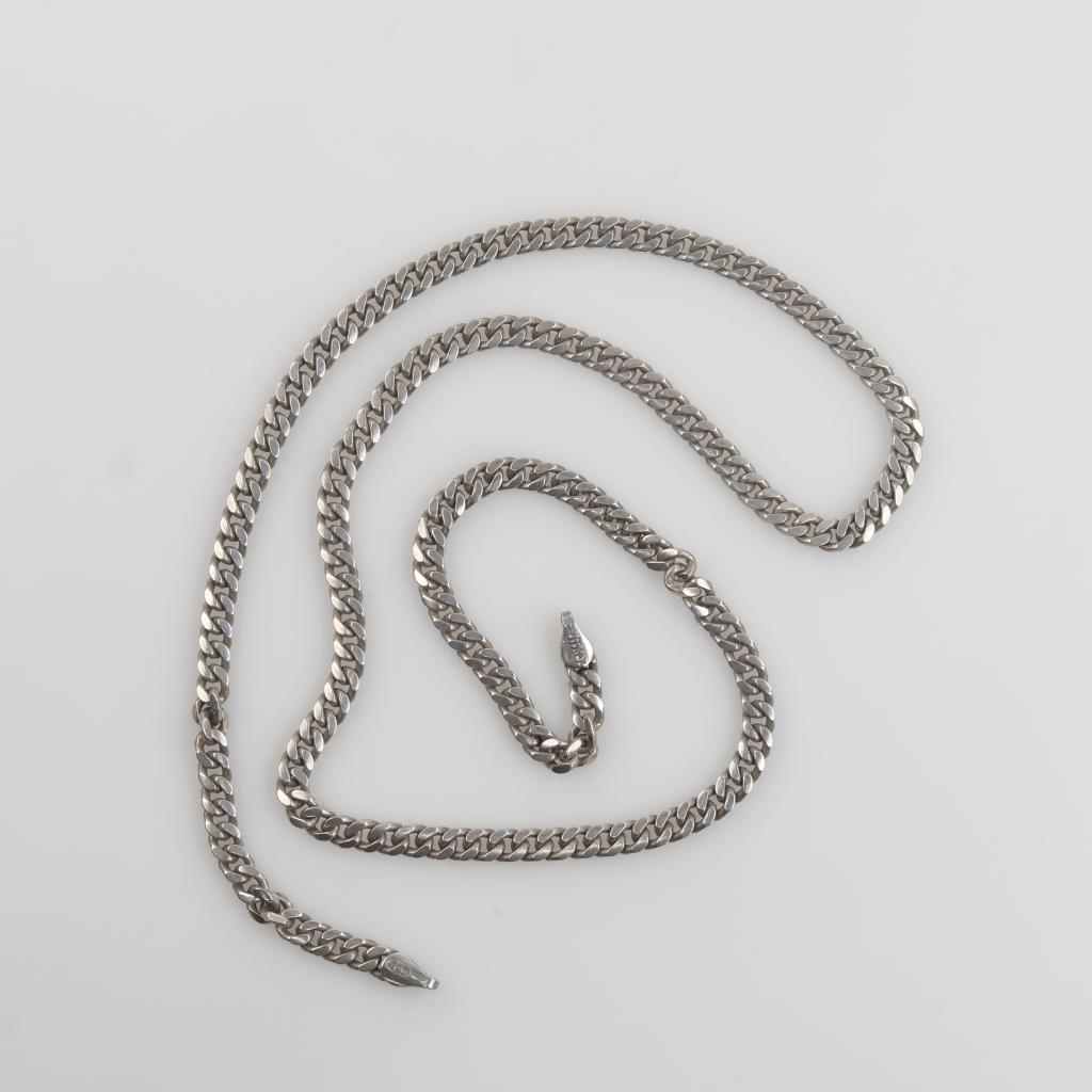 Sterling Silver Cuban Chain Necklace