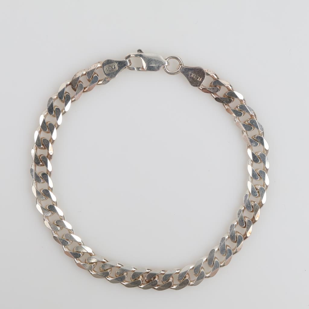 Sterling Silver Cuban Link Bracelet