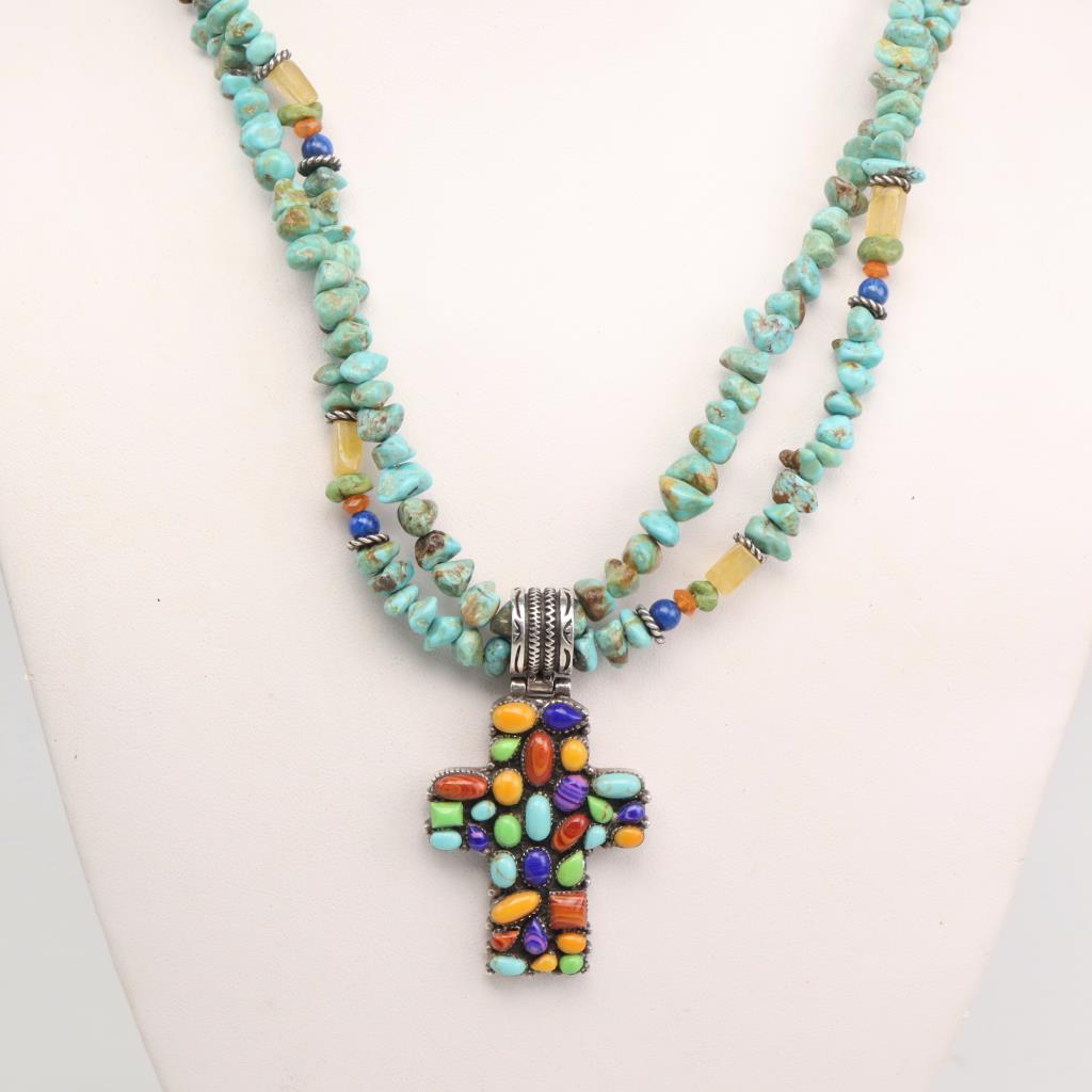 Double Beaded Necklace main image 1