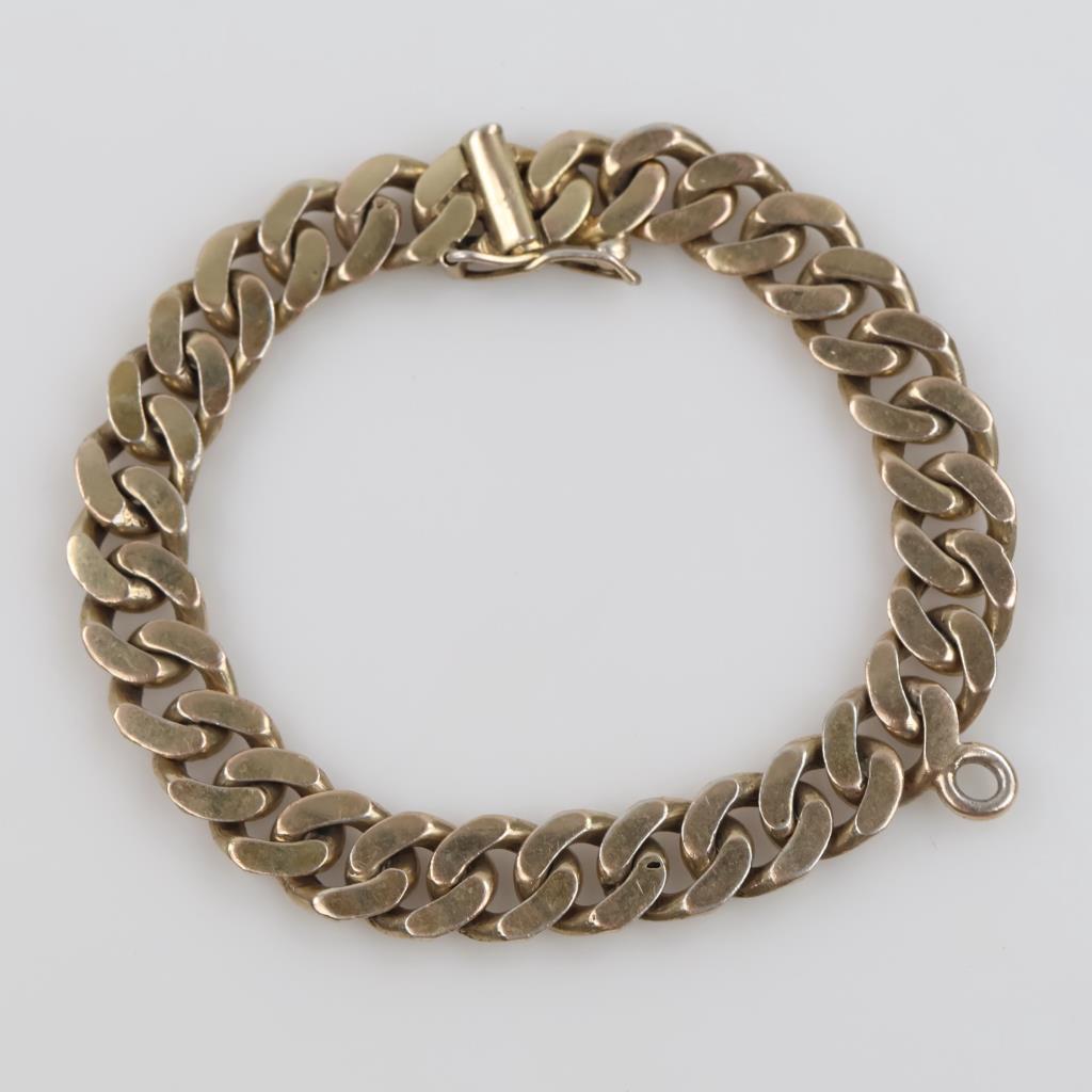 Sterling Silver GP Curb Link Bracelet