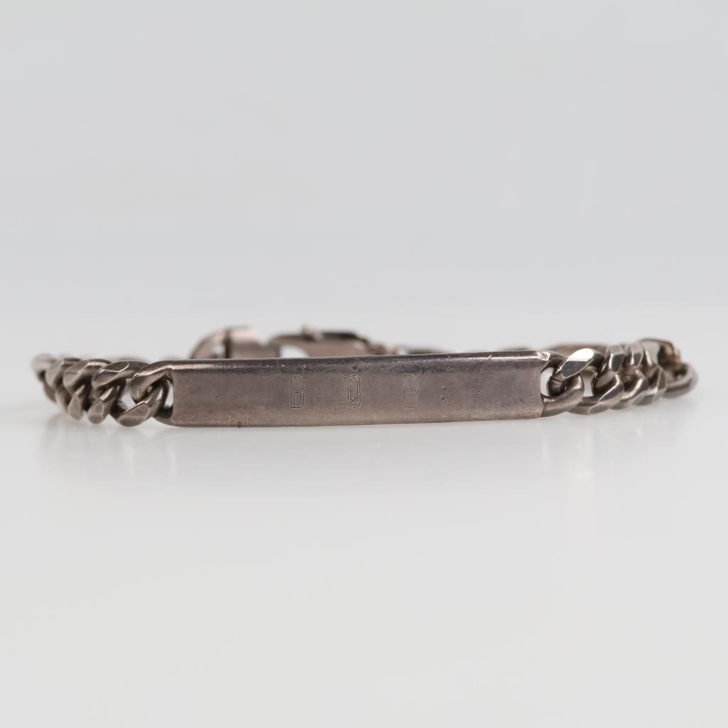 Sterling Silver ID Bracelet