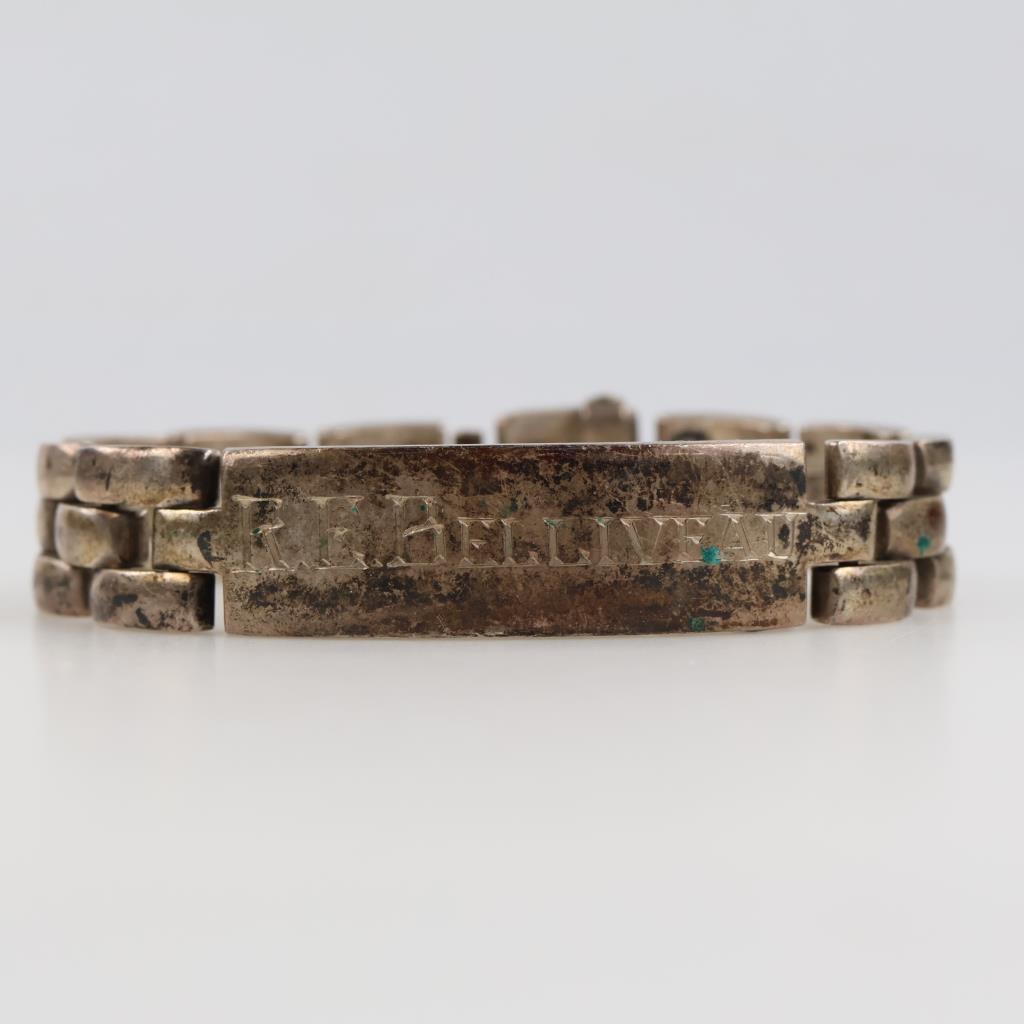 Sterling Silver ID Bracelet