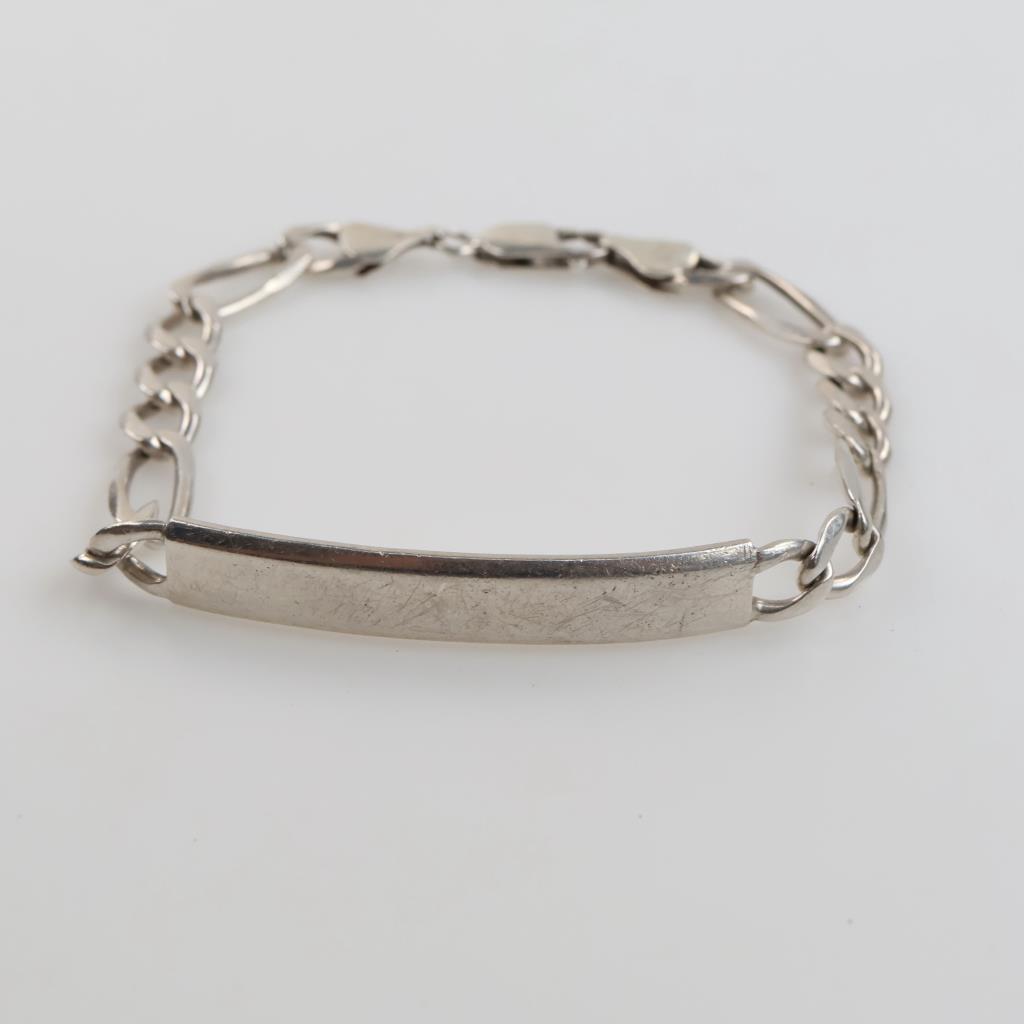 Sterling Silver ID Bracelet