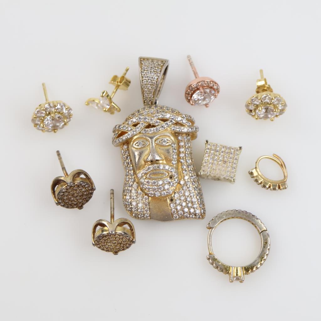 Sterling Silver Jewelry, 10 Pieces