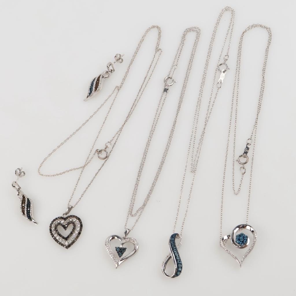 Sterling Silver Jewelry, 10 Pieces