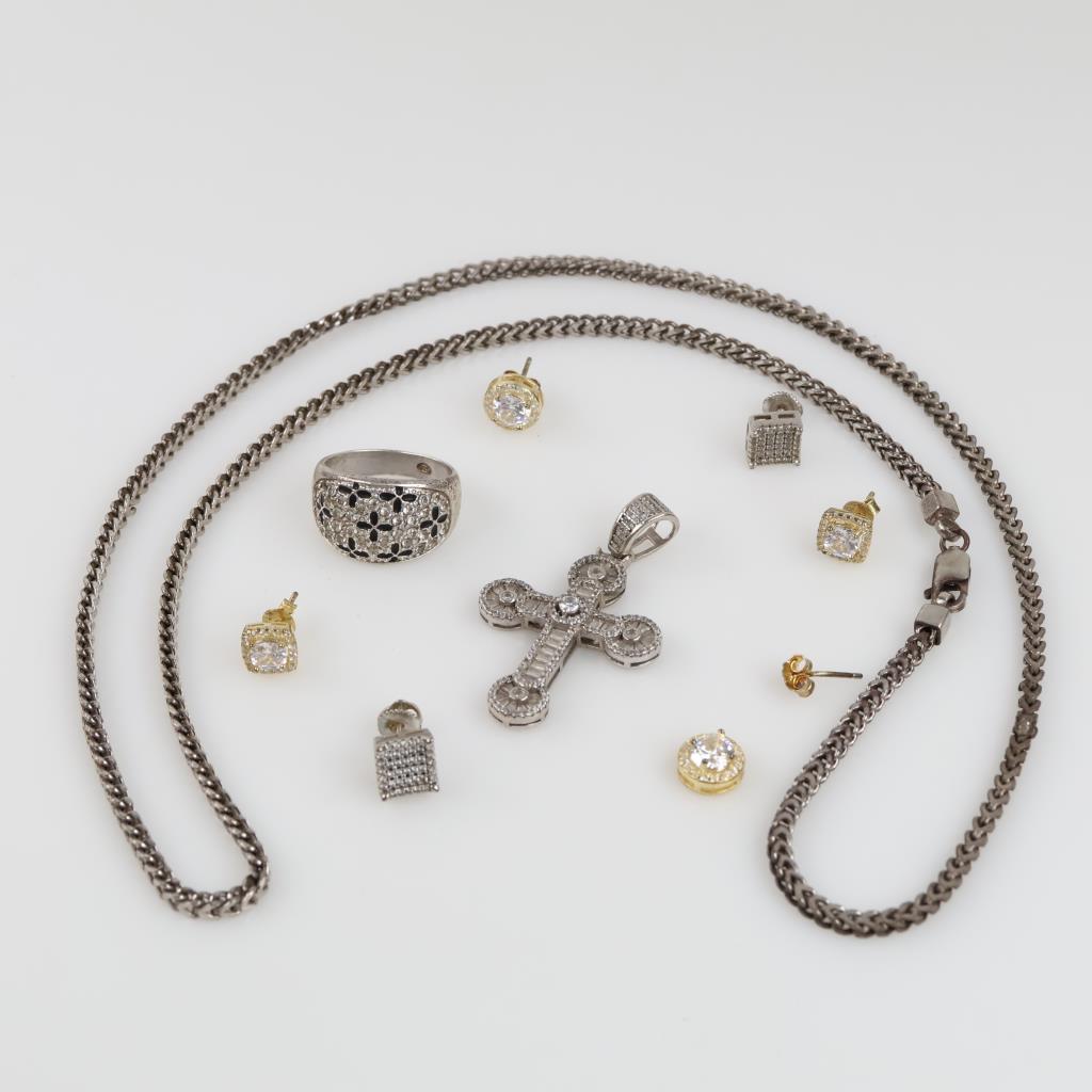 Sterling Silver Jewelry, 10 Pieces