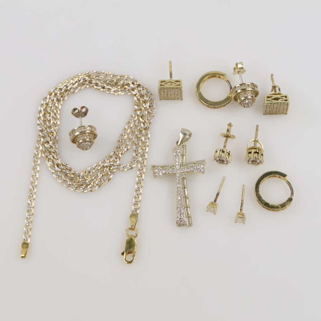 Sterling Silver Jewelry, 12 Pieces