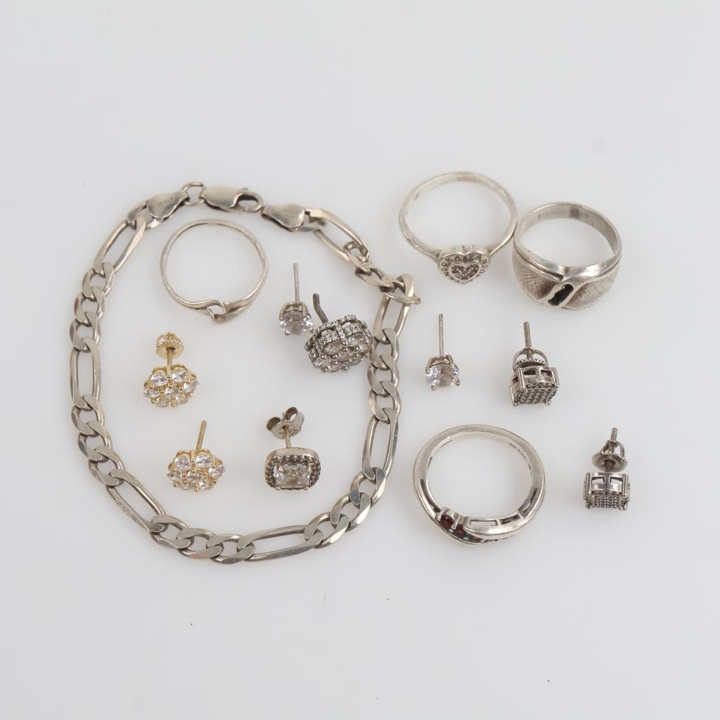 Sterling Silver Jewelry, 13 Pieces