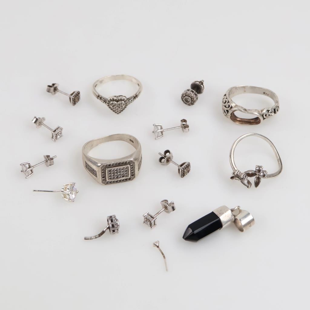Sterling Silver Jewelry, 15 Pieces