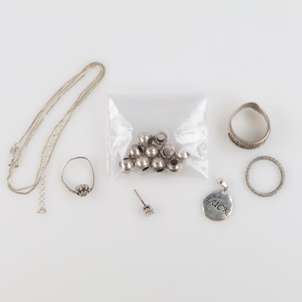 Sterling Silver Jewelry, 16 Pieces