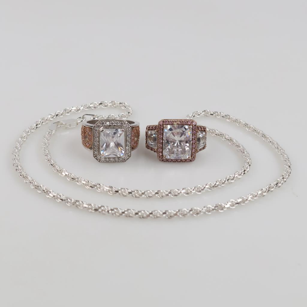 Sterling Silver Jewelry, 3 Pieces