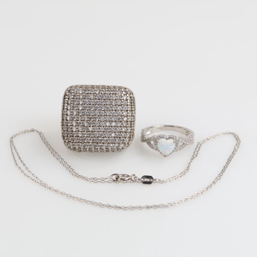 Sterling Silver Jewelry, 3 Pieces