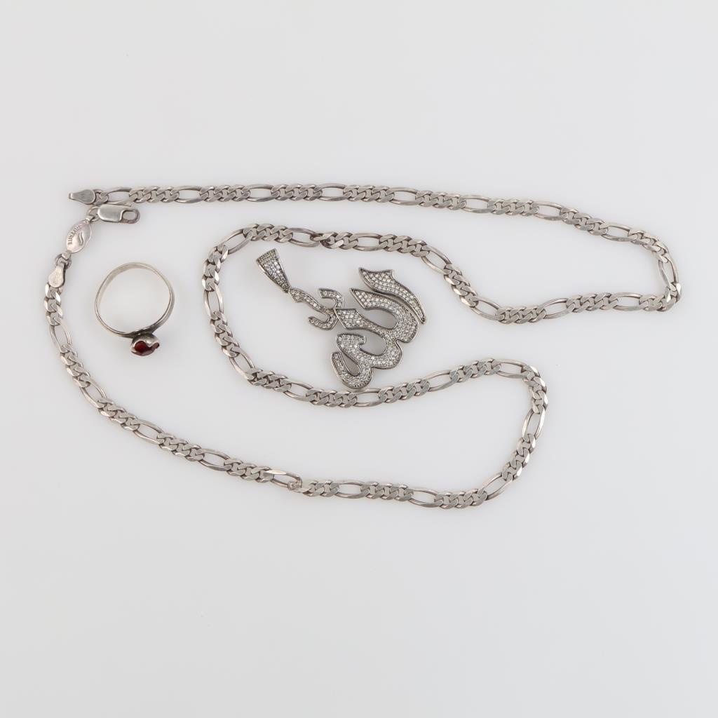 Sterling Silver Jewelry, 3 Pieces