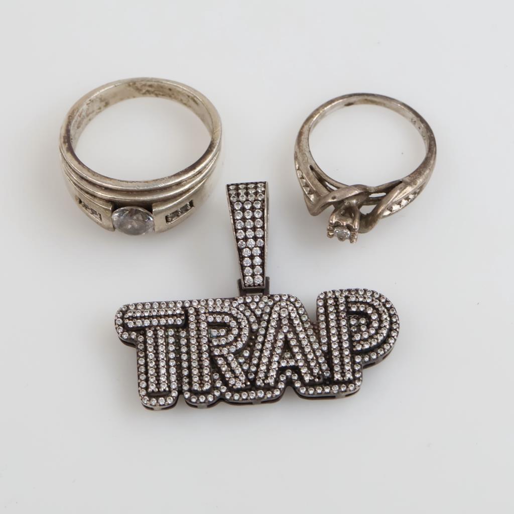 Sterling Silver Jewelry, 3 Pieces