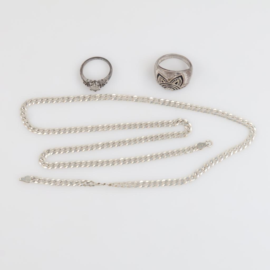 Sterling Silver Jewelry, 3 Pieces