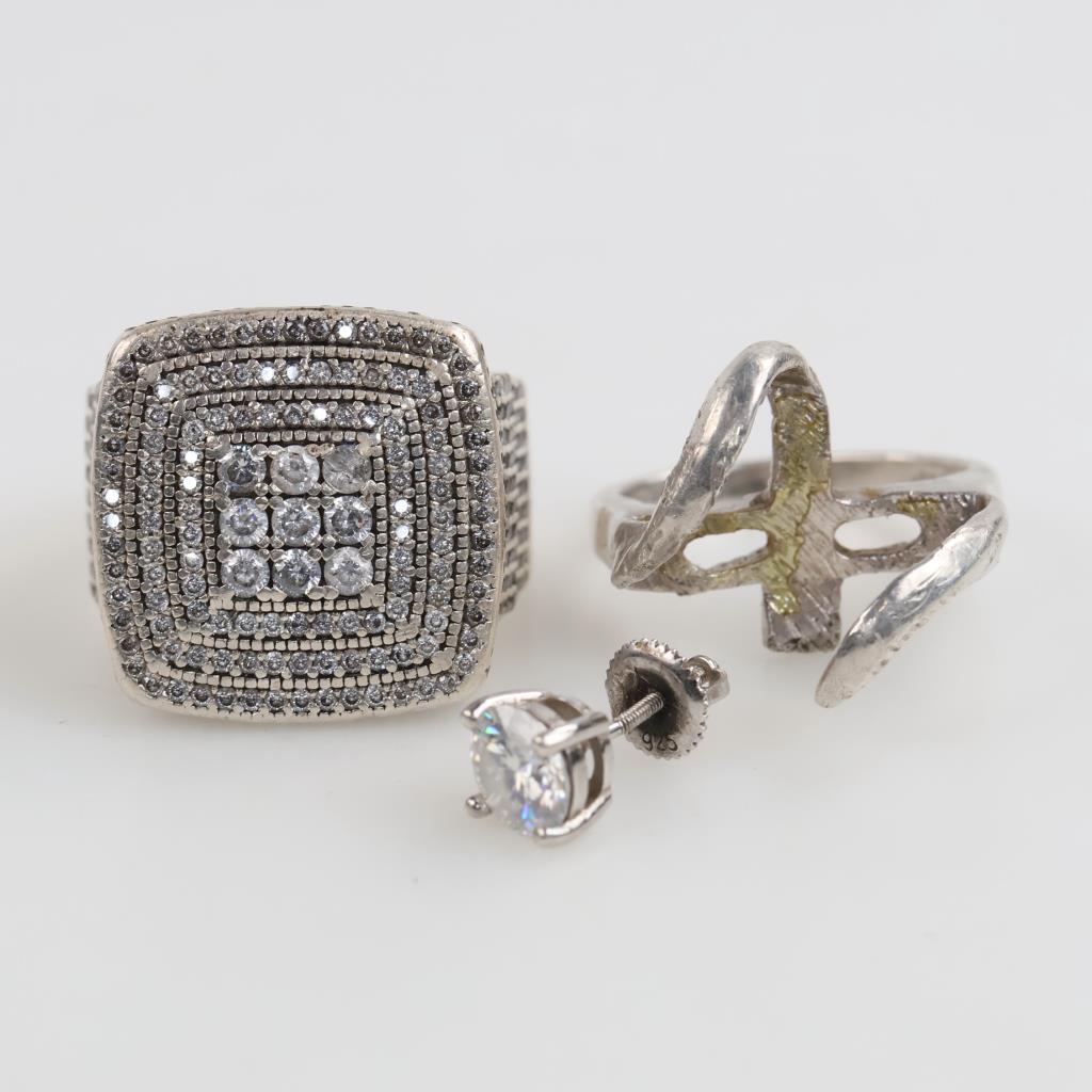 Sterling Silver Jewelry, 3 Pieces