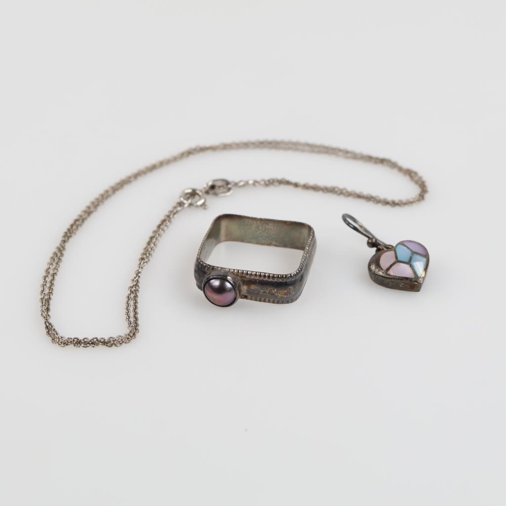 Sterling Silver Jewelry, 3 Pieces