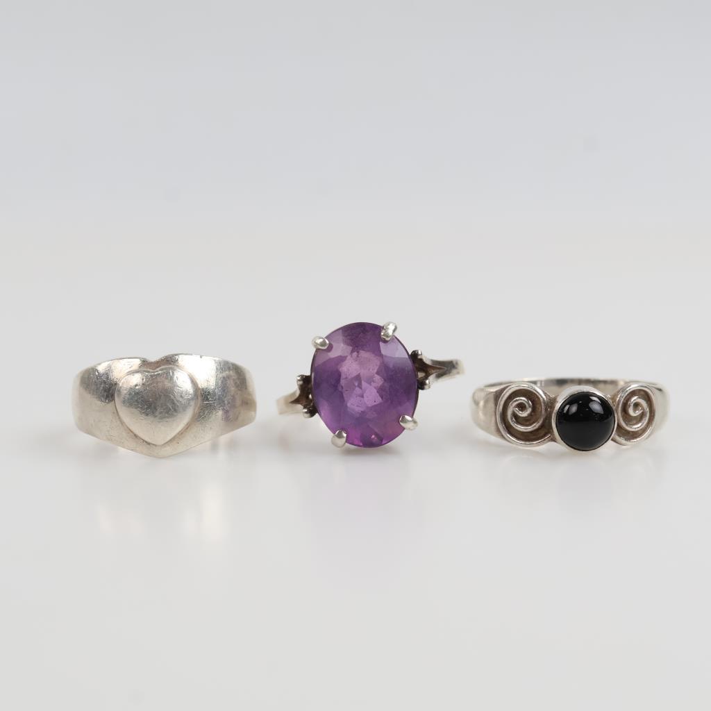 Sterling Silver Jewelry, 3 Pieces