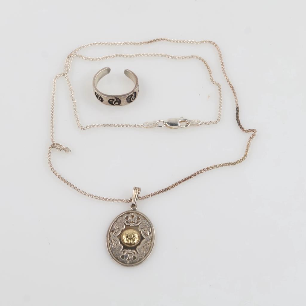 Sterling Silver Jewelry, 3 Pieces