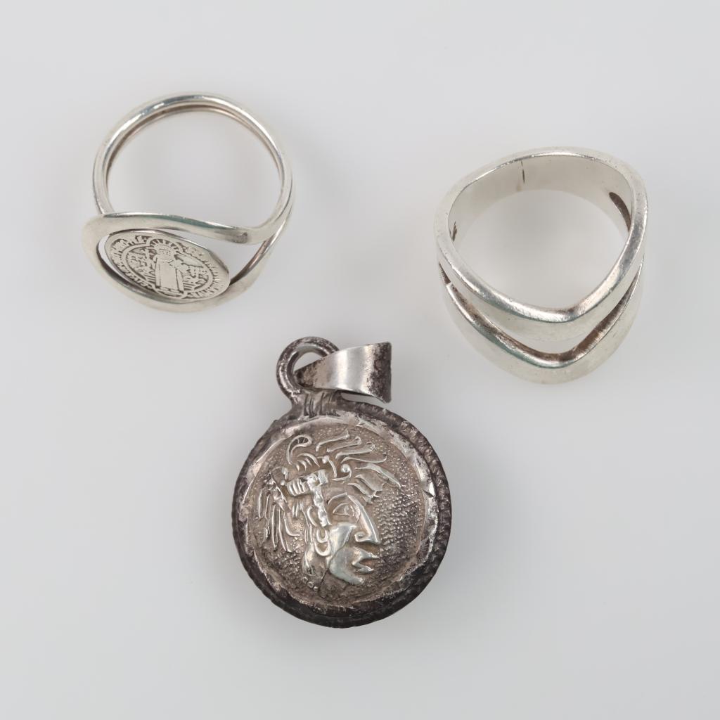 Sterling Silver Jewelry, 3 Pieces