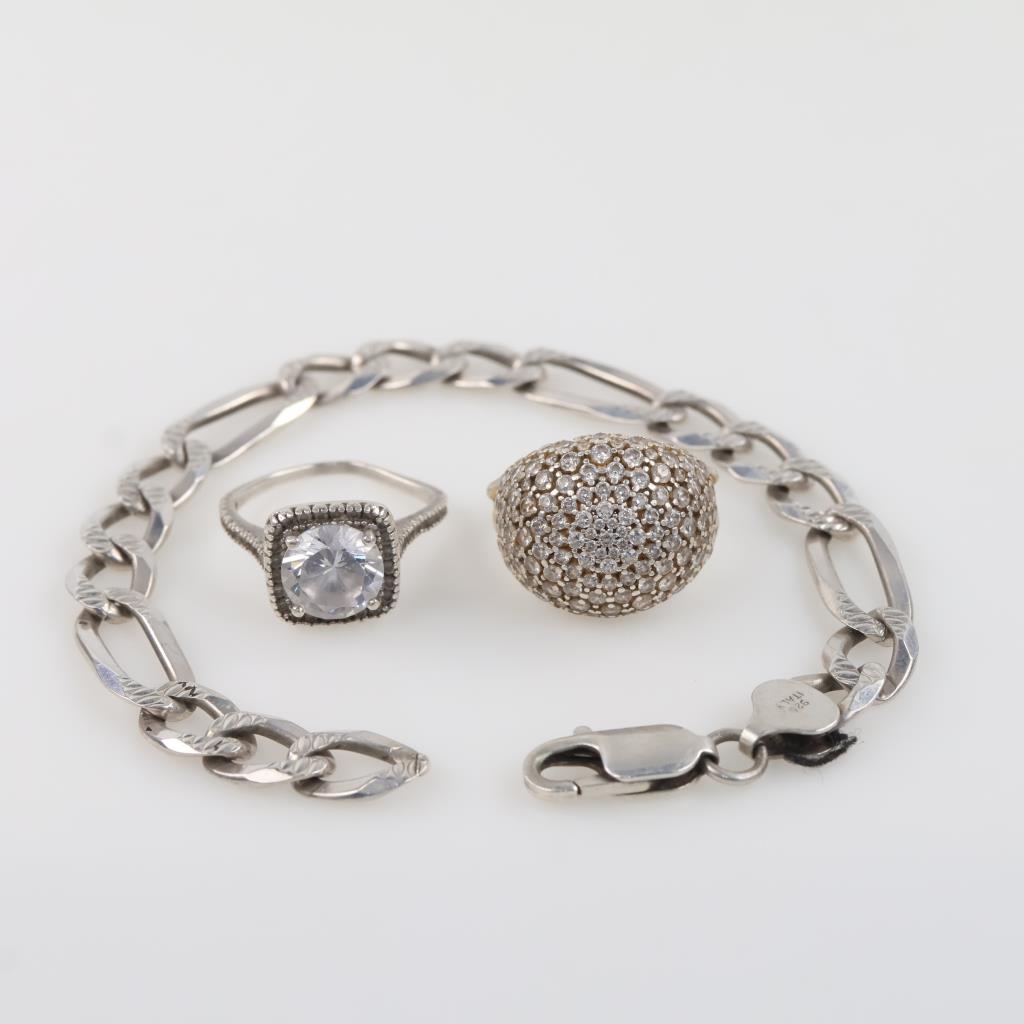 Sterling Silver Jewelry, 3 Pieces