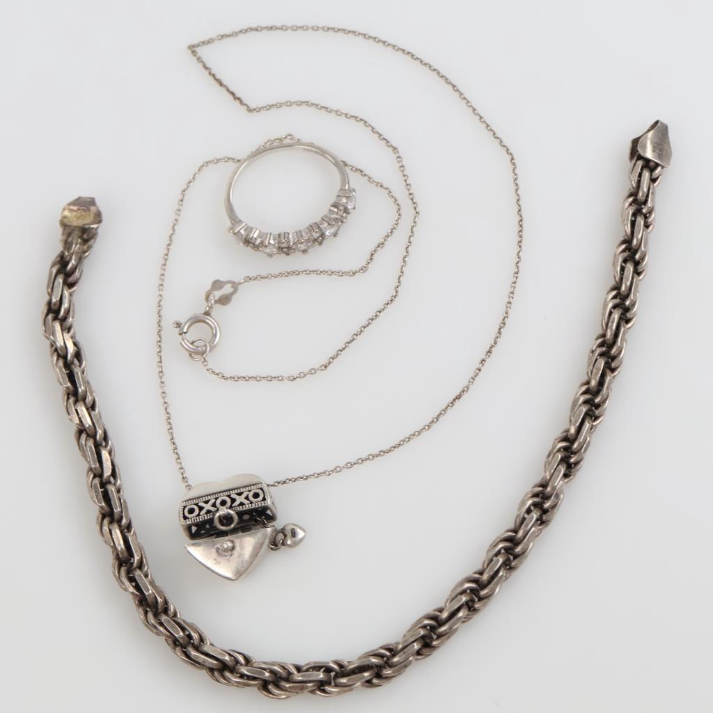 Sterling Silver Jewelry, 3 Pieces