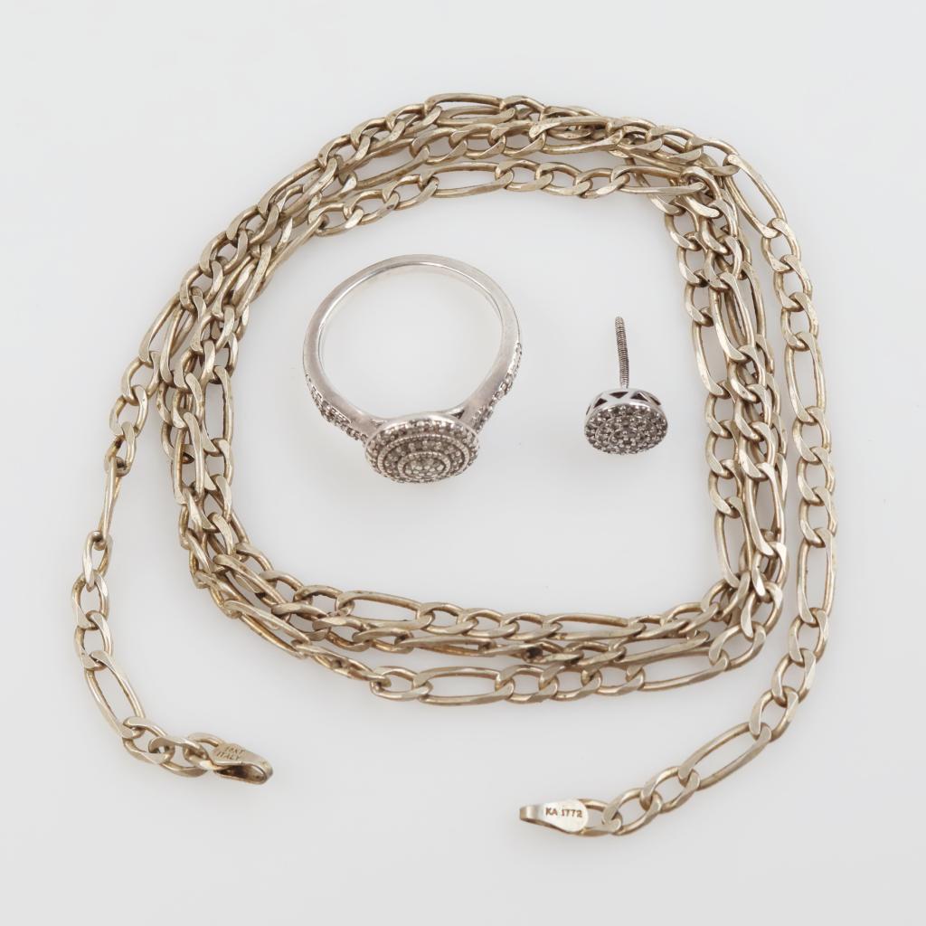 Sterling Silver Jewelry, 3 Pieces