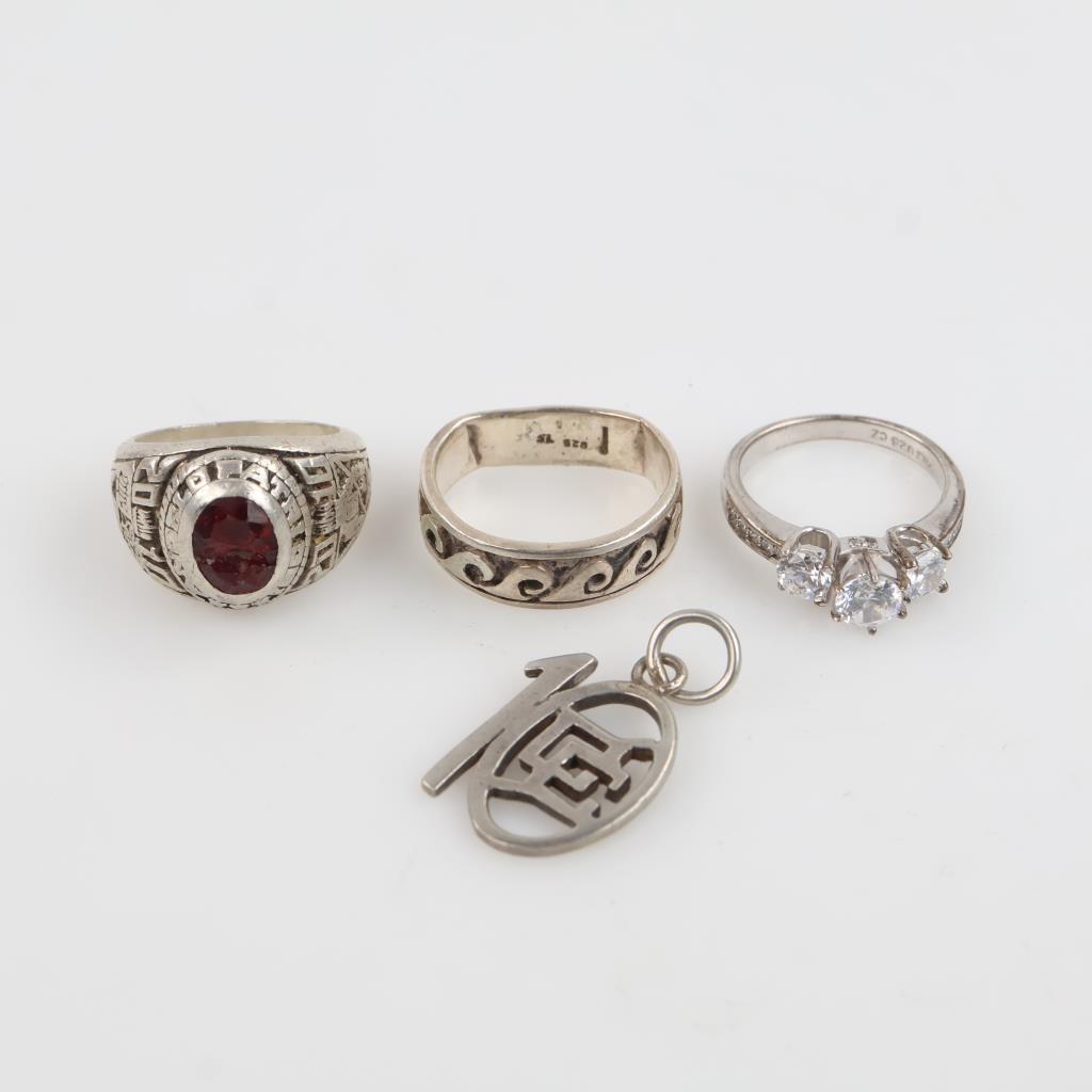 Sterling Silver Jewelry, 4 Pieces