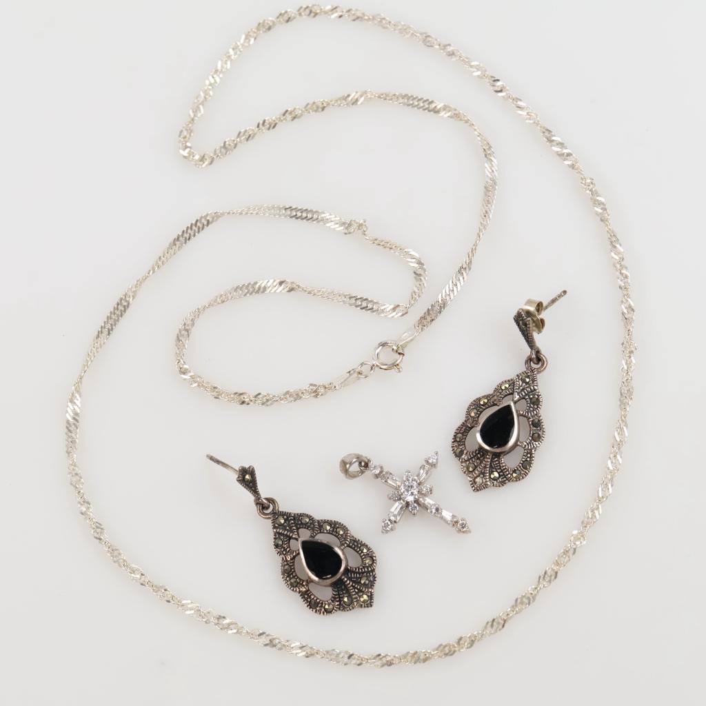 Sterling Silver Jewelry, 4 Pieces