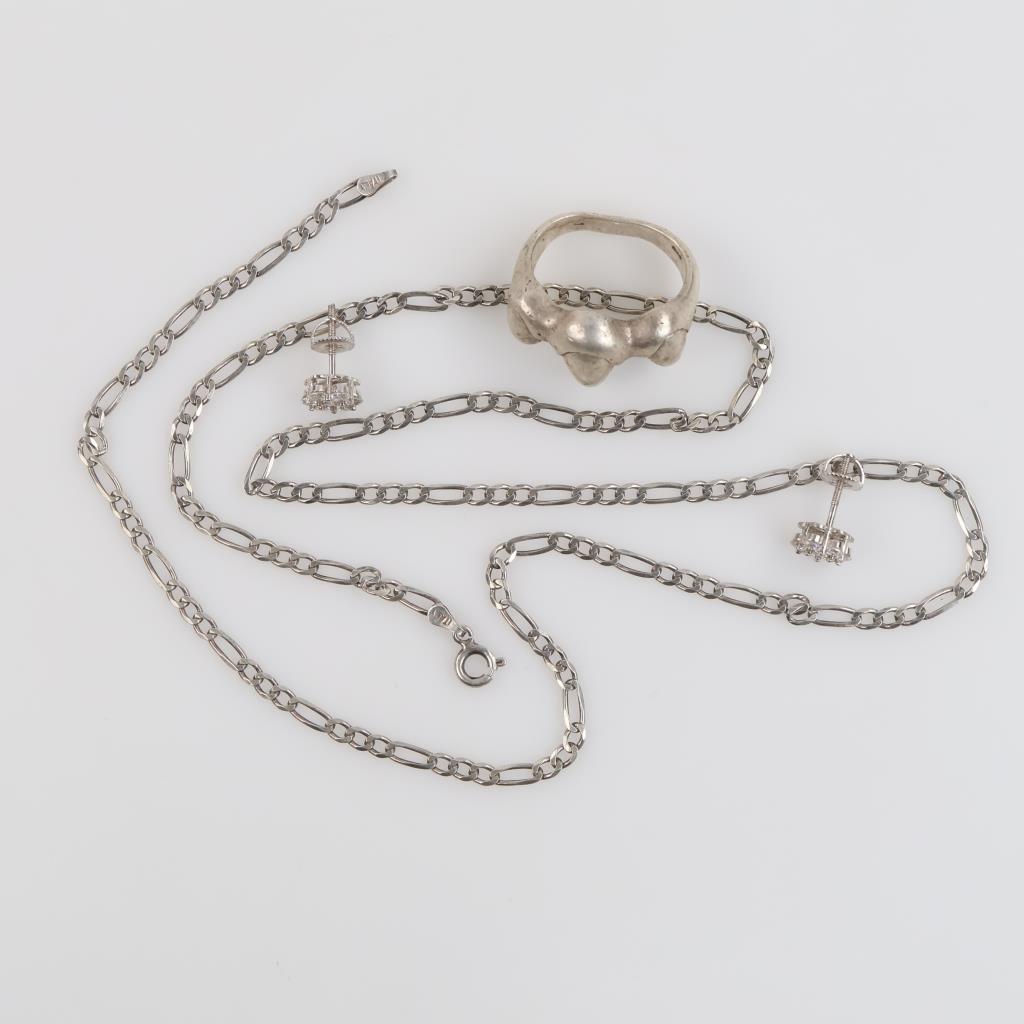 Sterling Silver Jewelry, 4 Pieces
