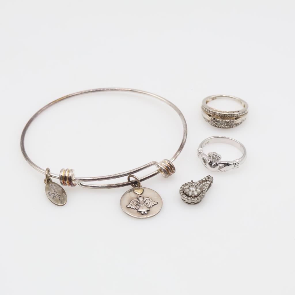 Sterling Silver Jewelry, 4 Pieces