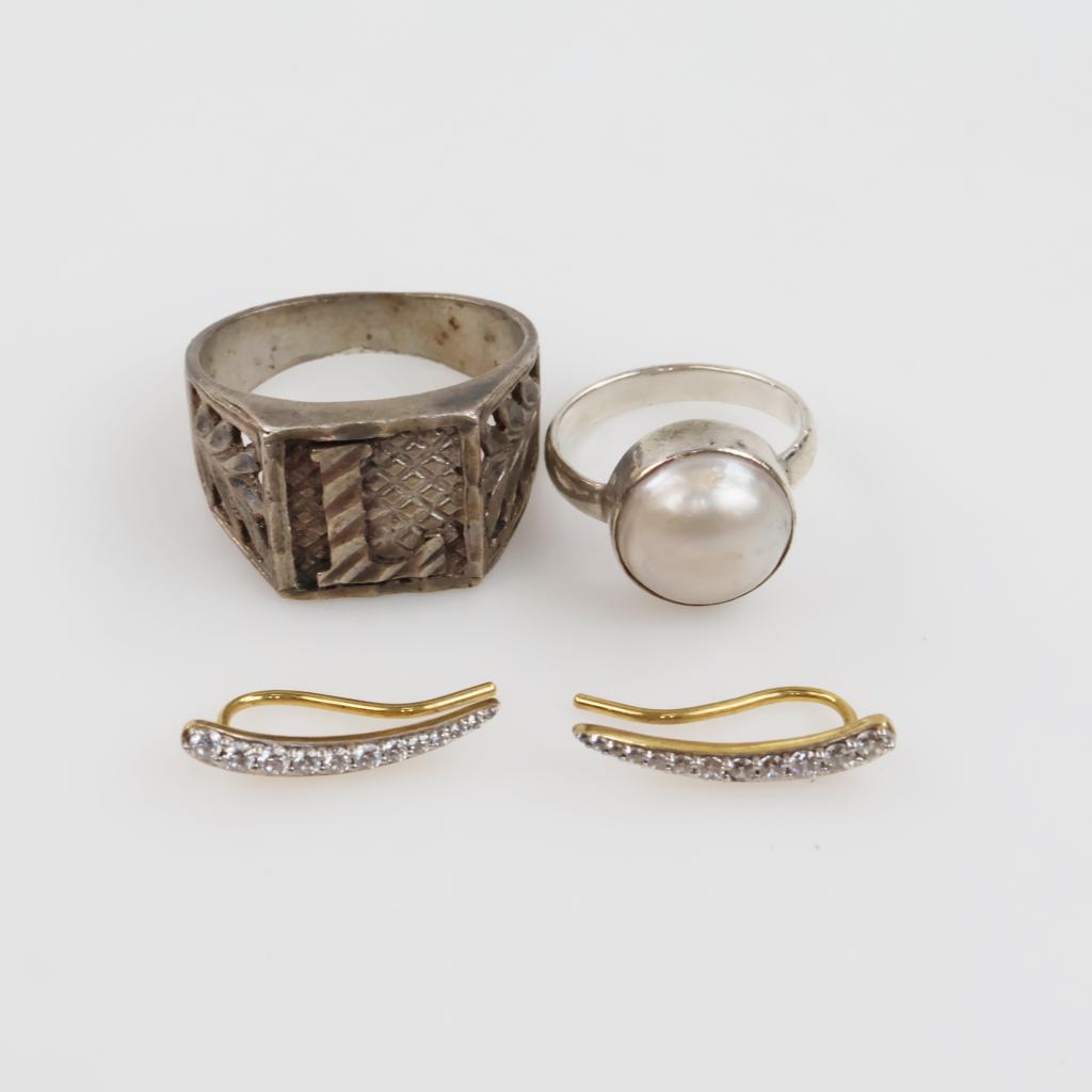 Sterling Silver Jewelry, 4 Pieces