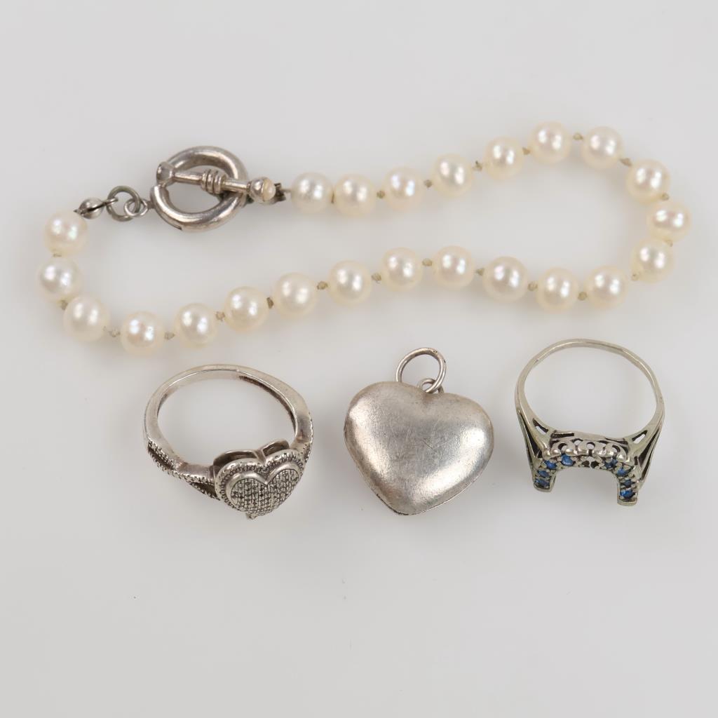 Sterling Silver Jewelry, 4 Pieces