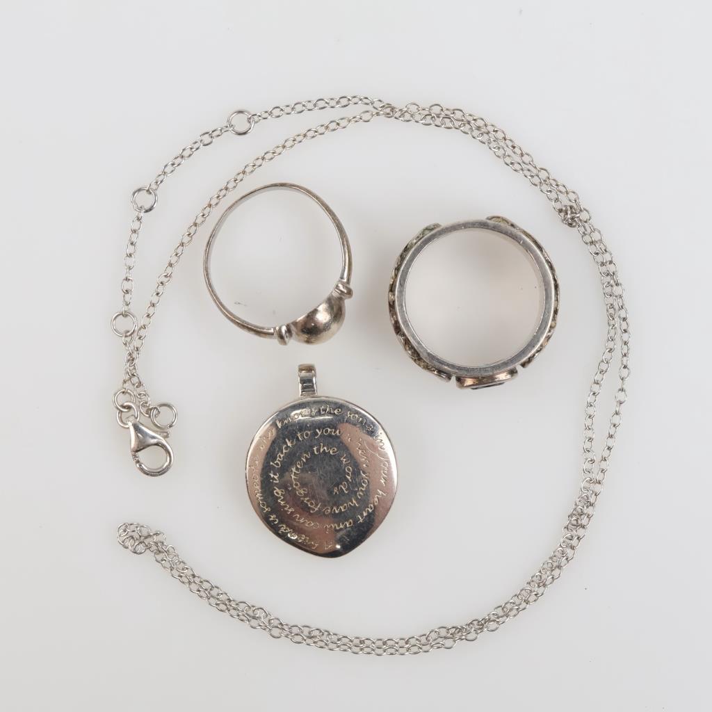 Sterling Silver Jewelry, 4 Pieces