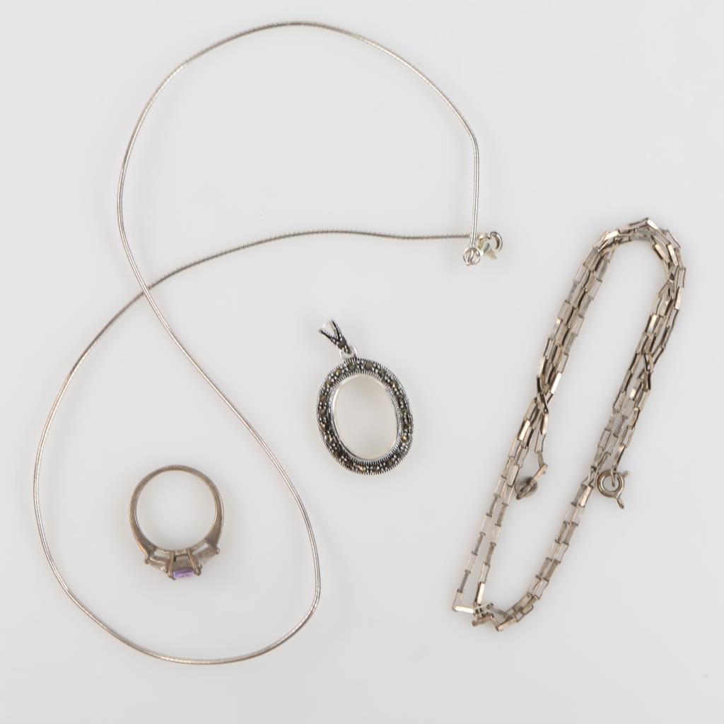 Sterling Silver Jewelry, 4 Pieces