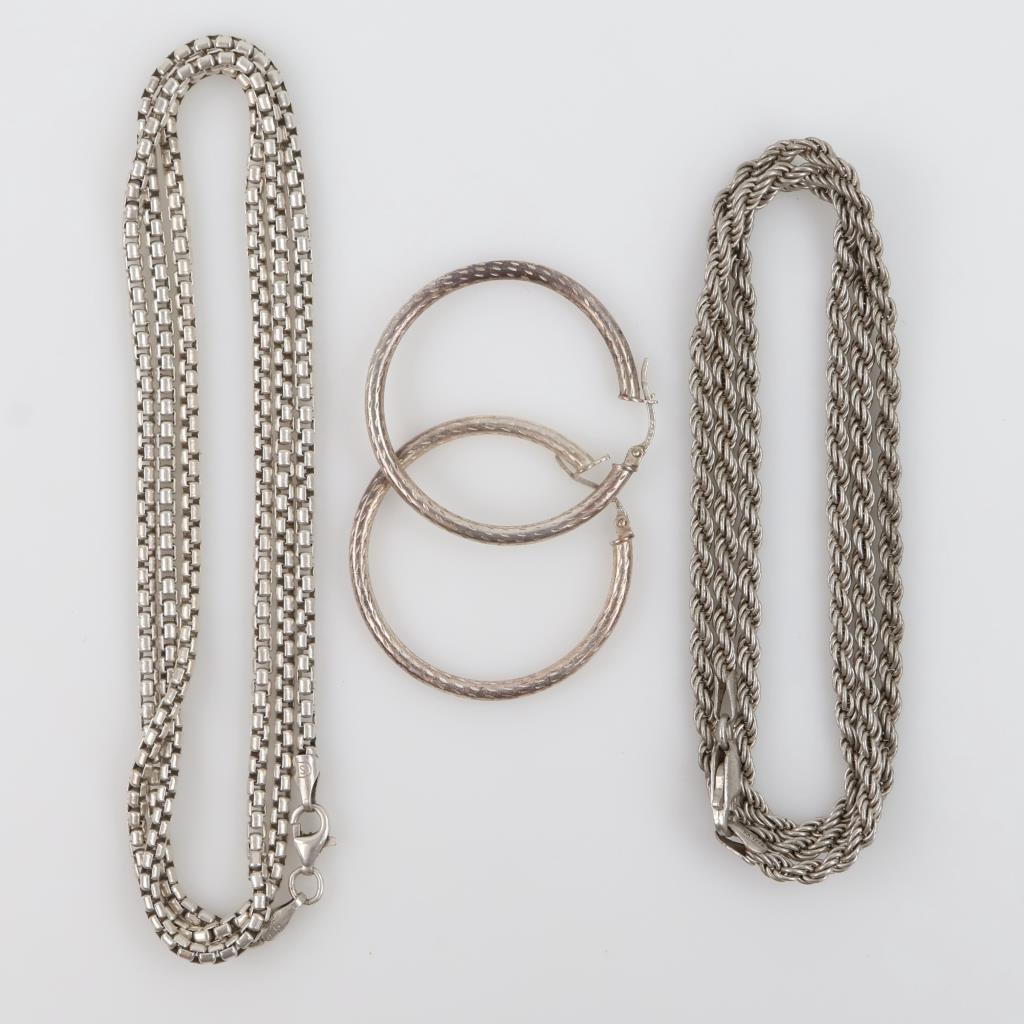 Sterling Silver Jewelry, 4 Pieces