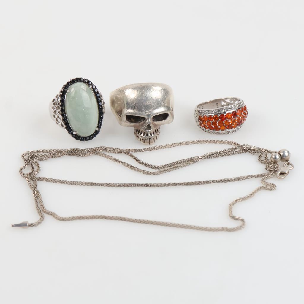 Sterling Silver Jewelry, 4 Pieces