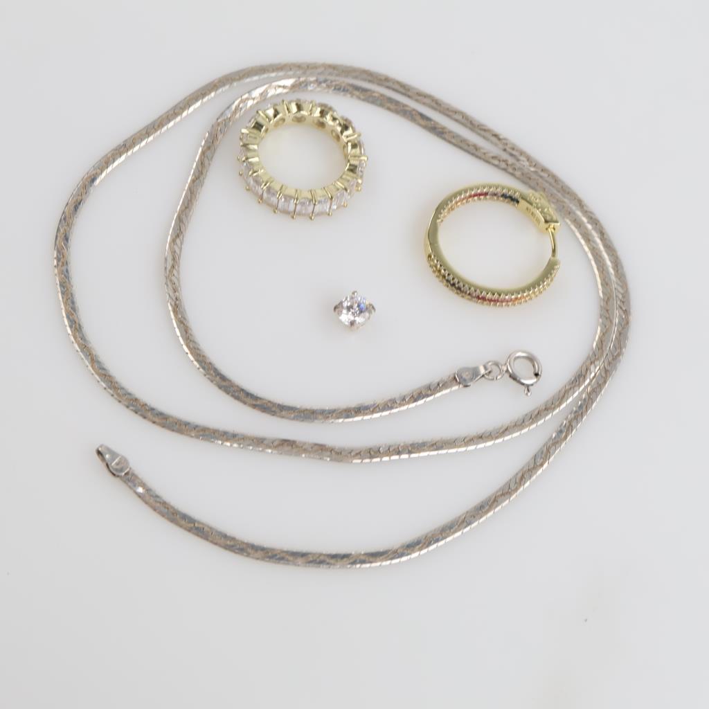 Sterling Silver Jewelry, 4 Pieces