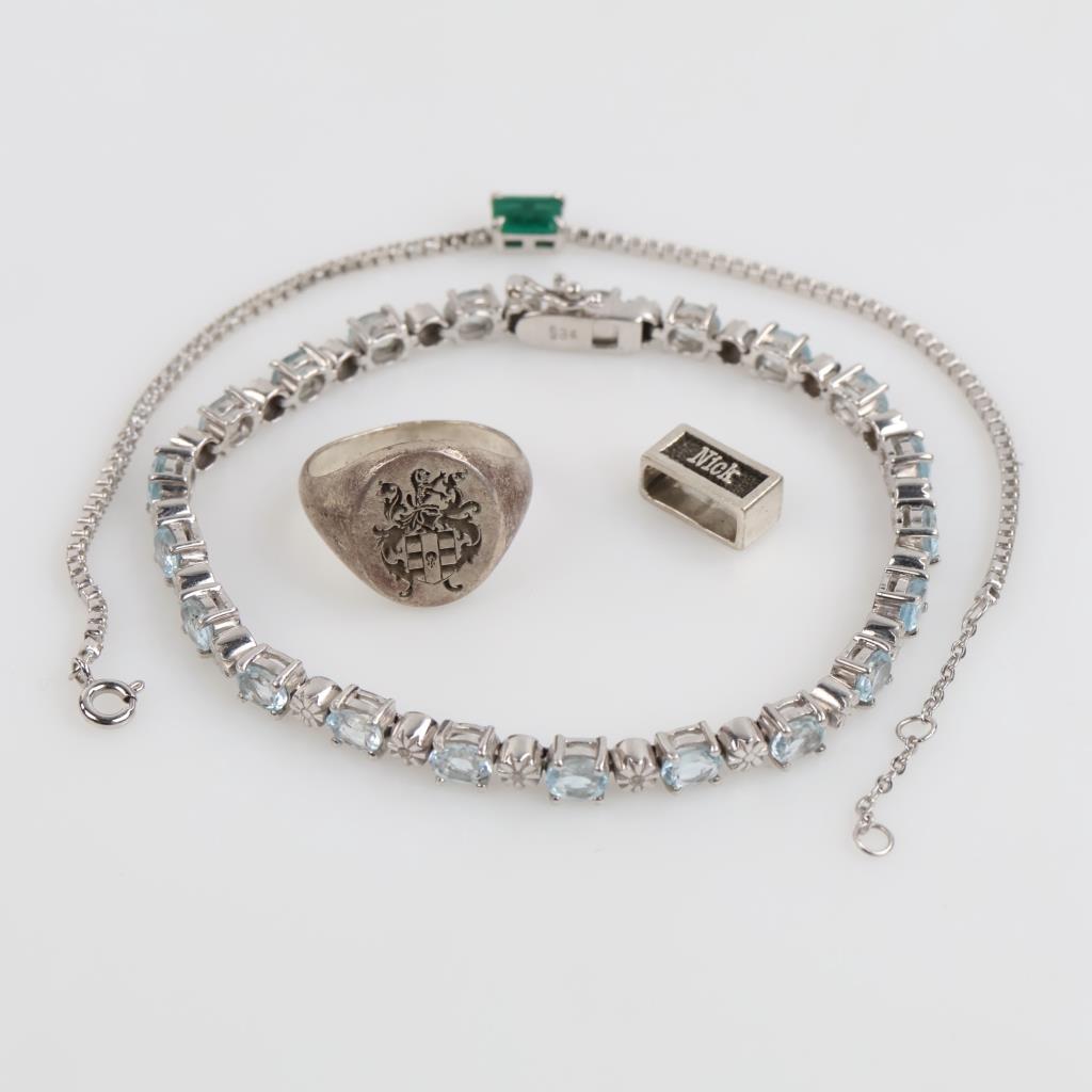 Sterling Silver Jewelry, 4 Pieces