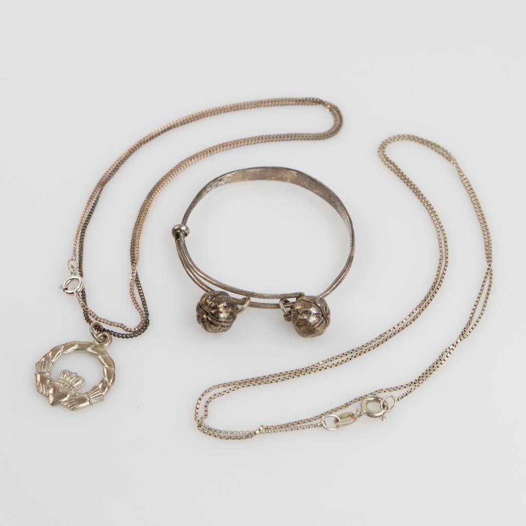 Sterling Silver Jewelry, 4 Pieces